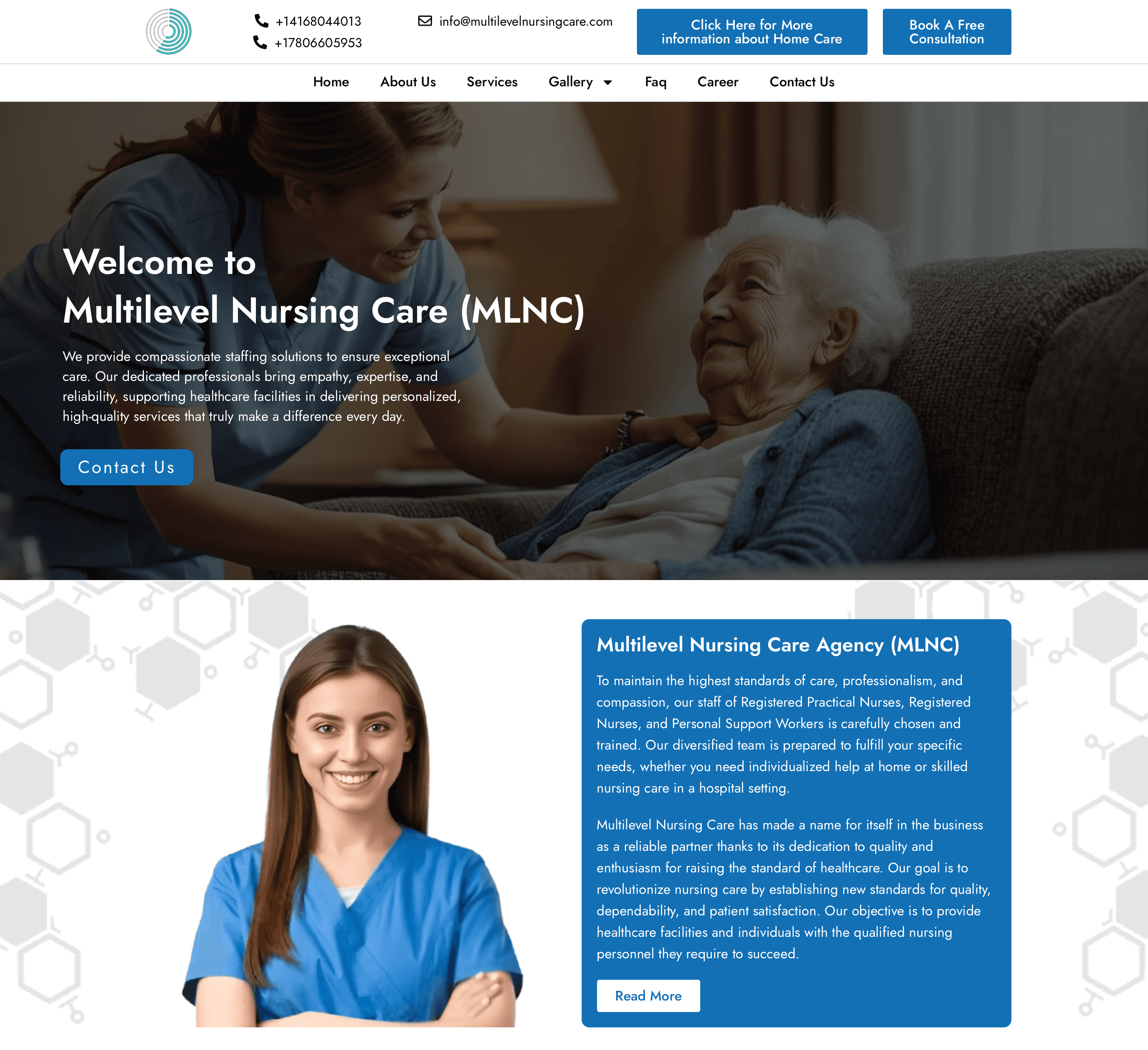 Healthcare Services Website