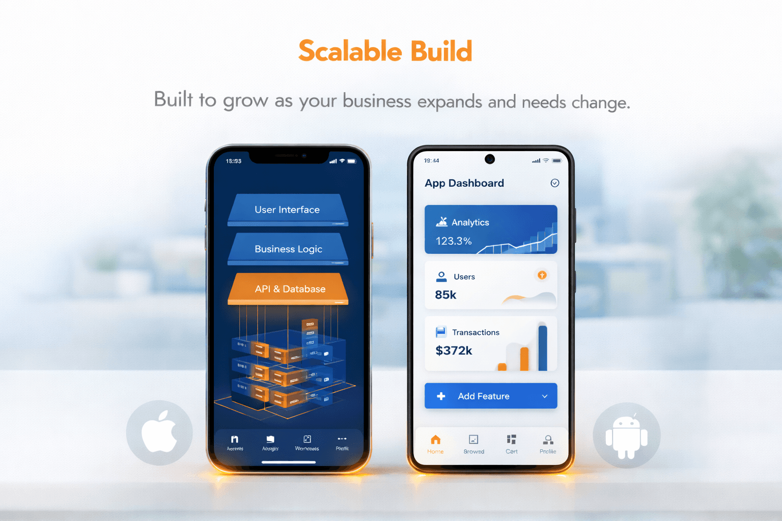 Scalable app architecture
